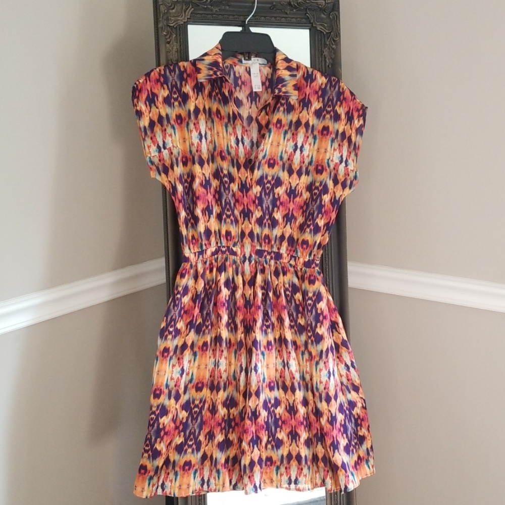 ICB New York silk dress, Sz 0
